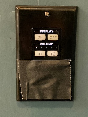 Gray Room display on/off switch